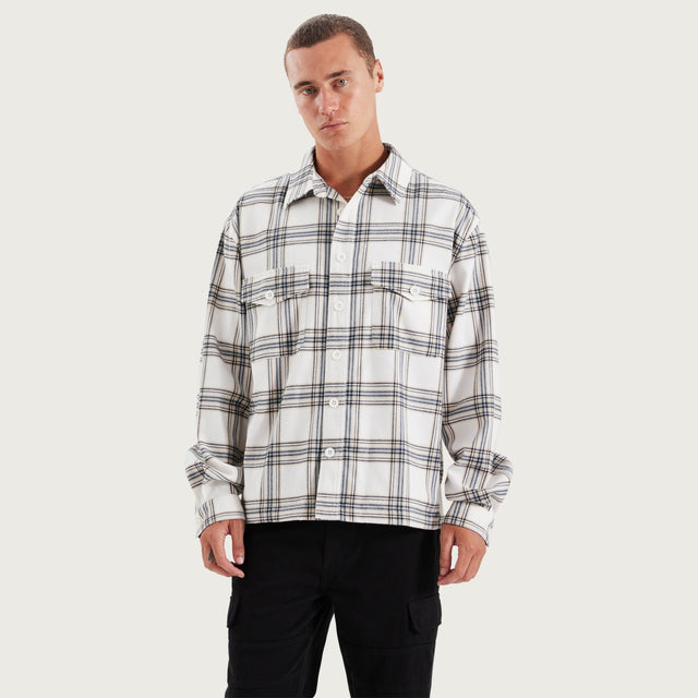 Ingenuity Overshirt White Check