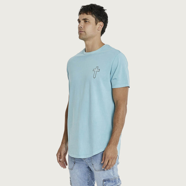 Interview Dual Curved T-Shirt Pigment Reef
