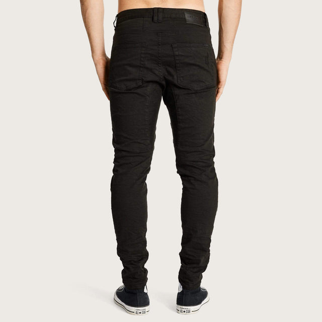Montauk Slim Jeans Destroyed Black