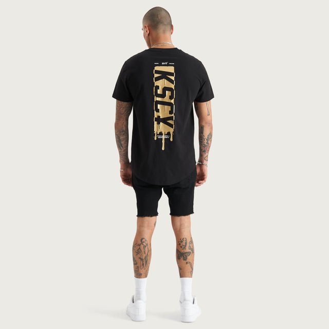 Nightbrook Dual Curved Tee Jet Black