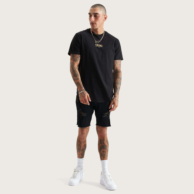 Nightbrook Dual Curved Tee Jet Black