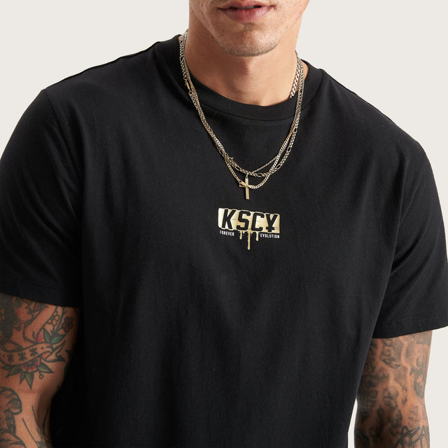 Nightbrook Dual Curved Tee Jet Black