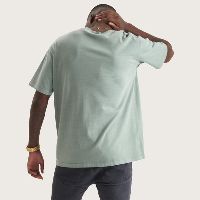 South Box Fit T-Shirt Pigment Slate Grey