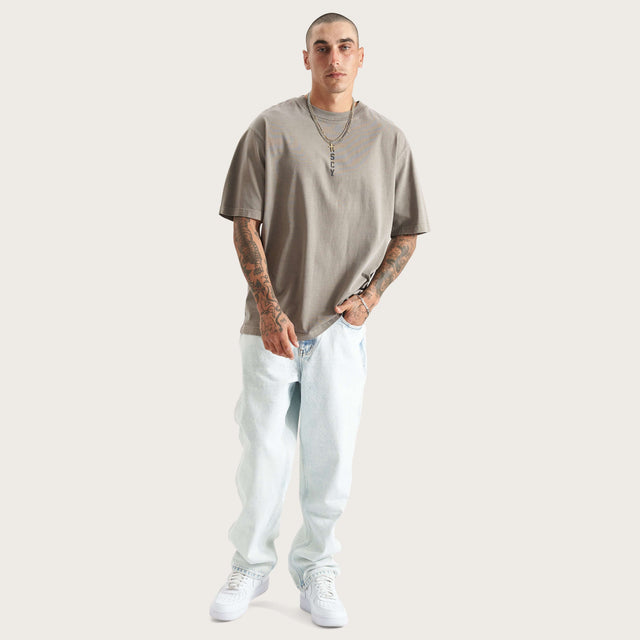 Trojan Heavy Oversized Tee Pigment Driftwood
