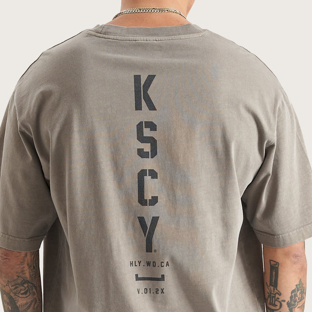Trojan Heavy Oversized Tee Pigment Driftwood