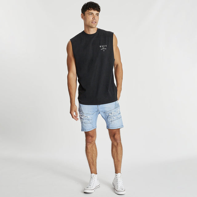 Analyse Standard Muscle Tee Mineral Black