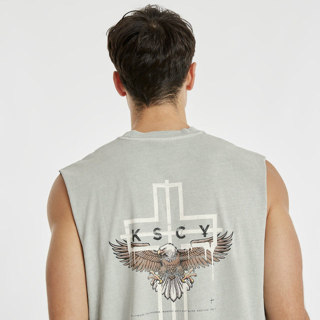Pacific Relaxed Muscle Tee Pigment Grey