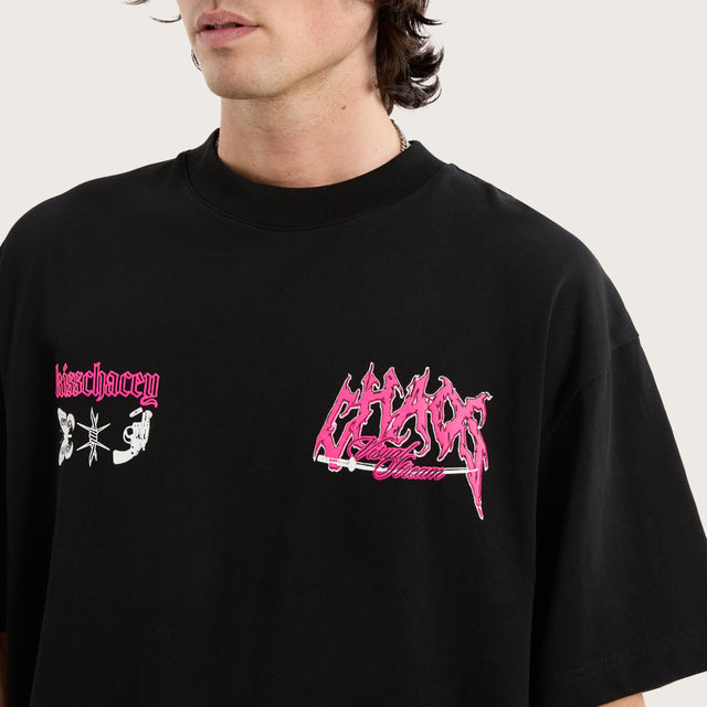 Katana Street Tee Jet Black