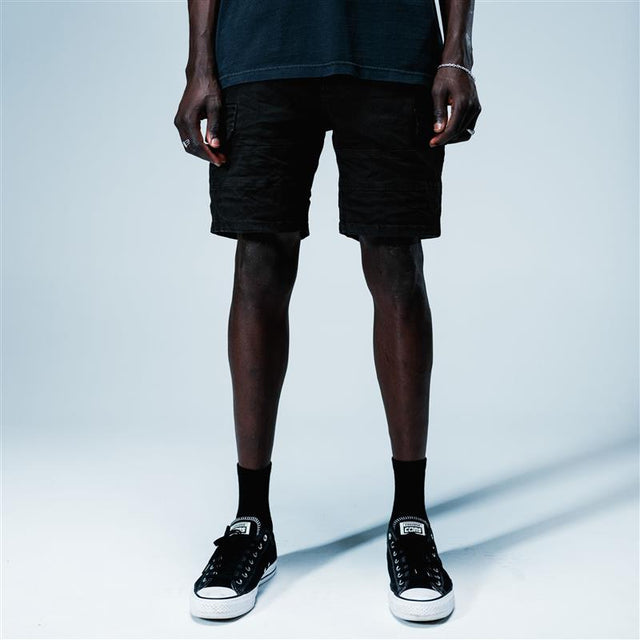 Michigan Cargo Shorts Jet Black