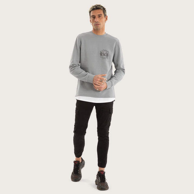 Weary Layered Sweater Pigment Ultimate Grey