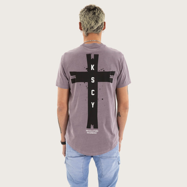 Decay Dual Curved Tee Pigment Grey Ridge