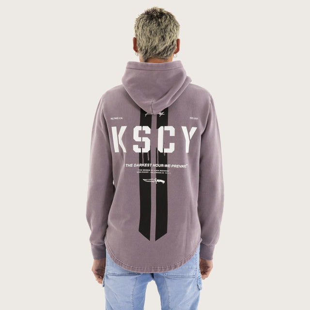 Promise Dual Curved Hoodie Pigment Grey Ridge
