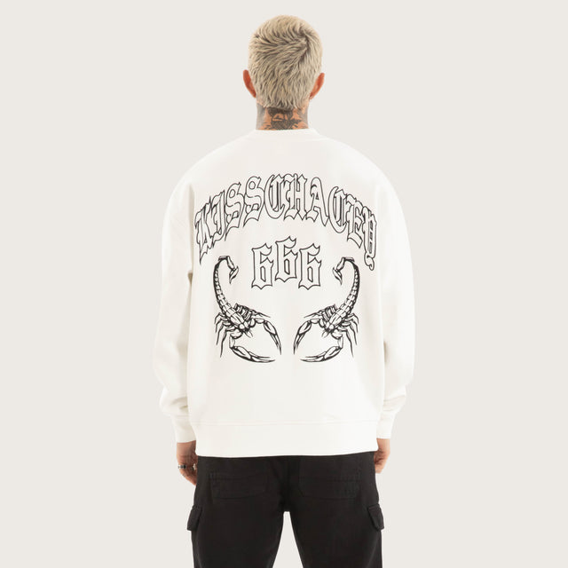 Affection Relaxed Sweater Natural White
