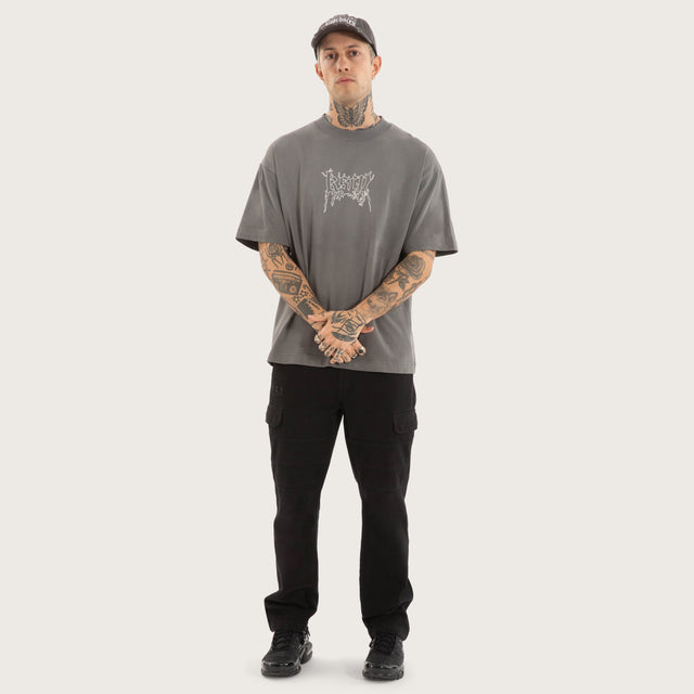 Whisper Street Tee Charcoal