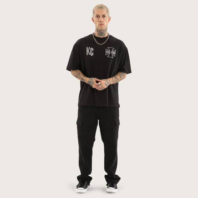 Exodus Street Tee Jet Black