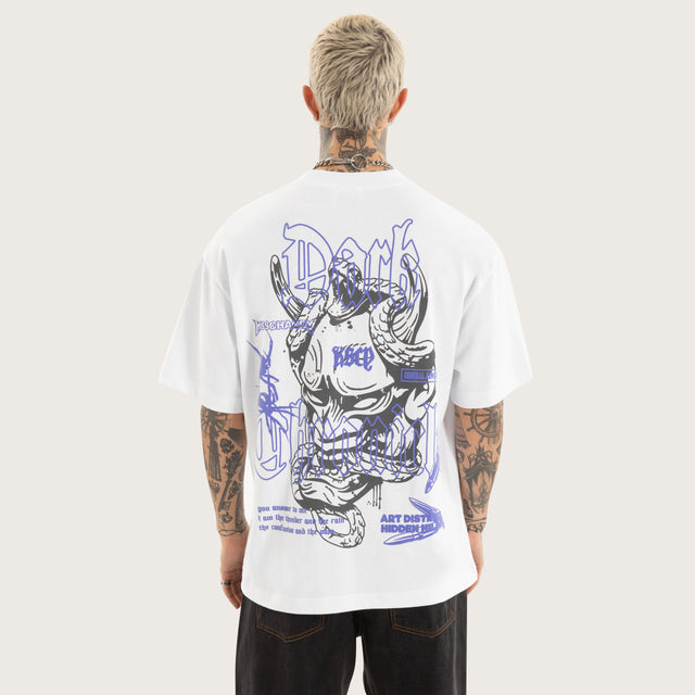 Strains Street Tee White
