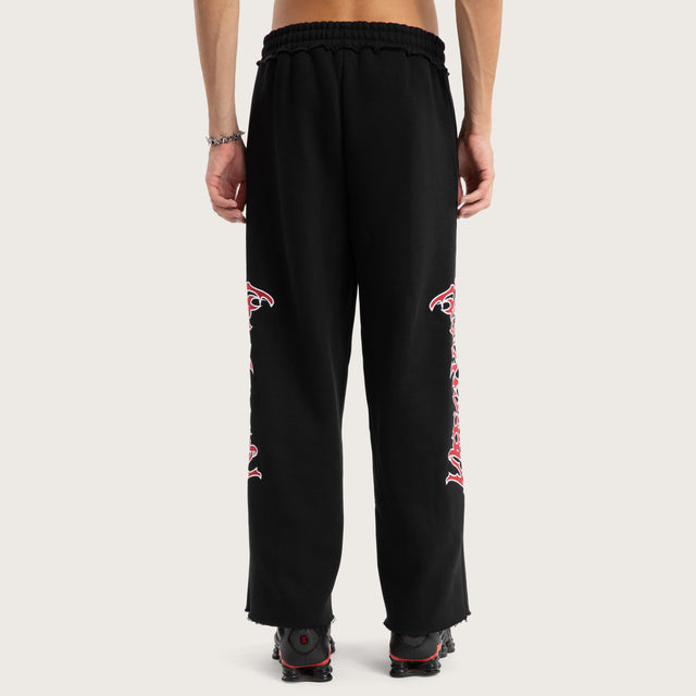 Razor Baggy Sweatpants Jet Black