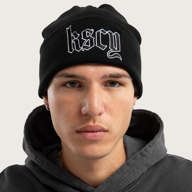 Endings Beanie Jet Black