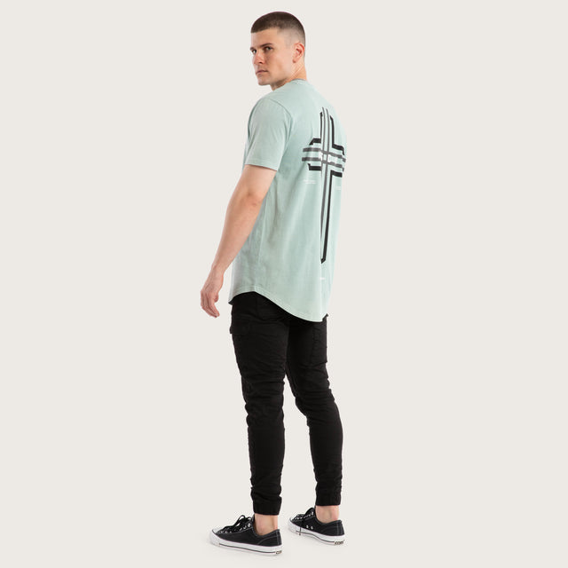 Zest Ride Dual Curved Tee Pigment Blue Surf