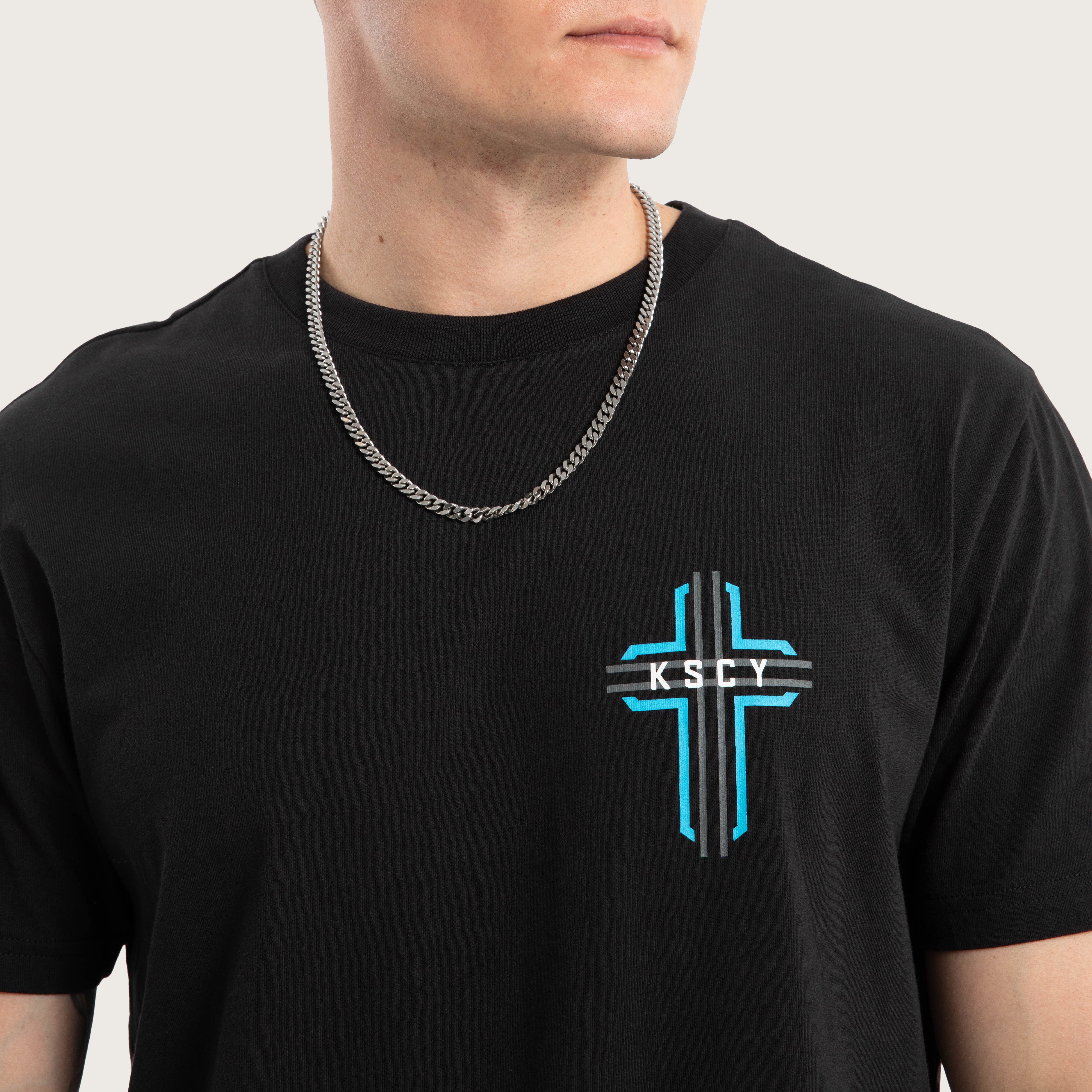 ZestRide Dual Curved Tee in Jet Black | KSCY