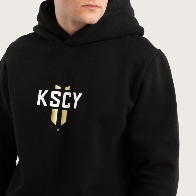 Hasten Dual Curved Hoodie Jet Black