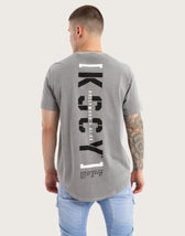 Unleashed Dual Curved Tee Pigment Frost Grey