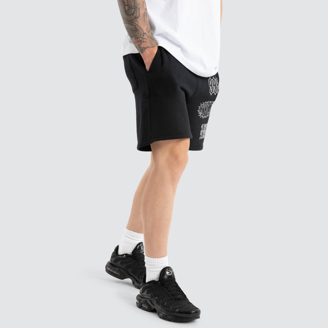 Unthought Track Short Anthracite Black