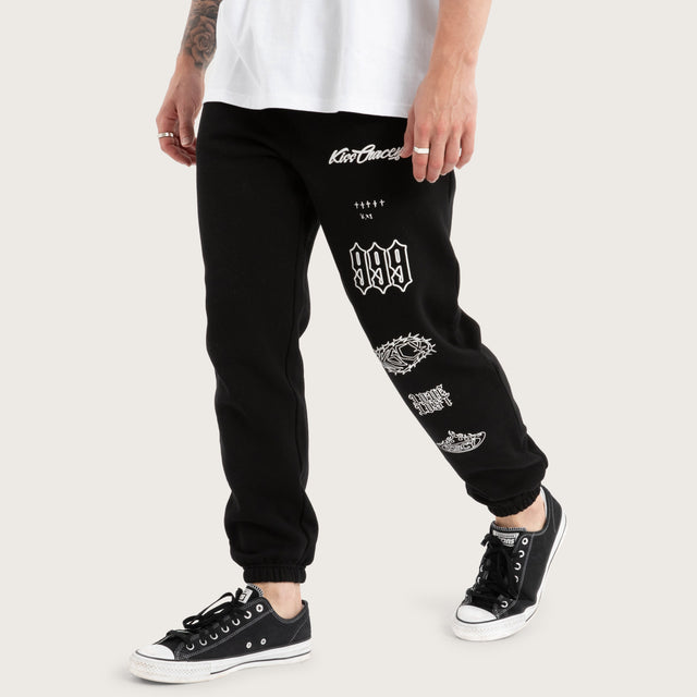 Unthought Heavy Trackpant Jet Black