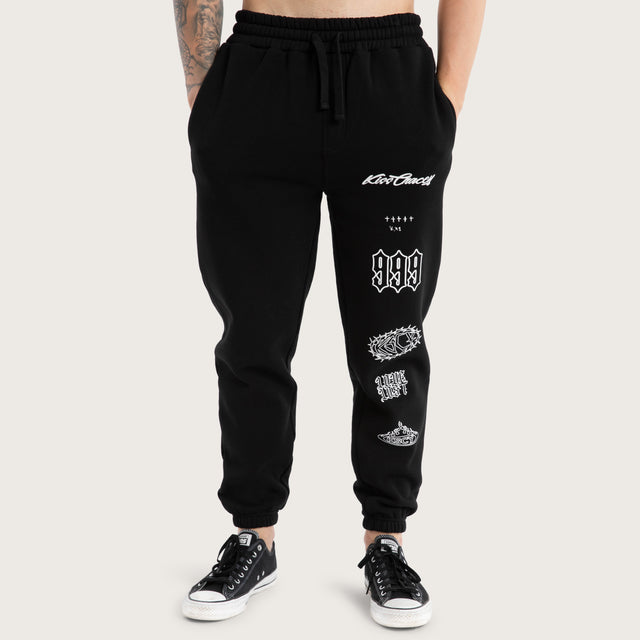 Unthought Heavy Trackpant Jet Black