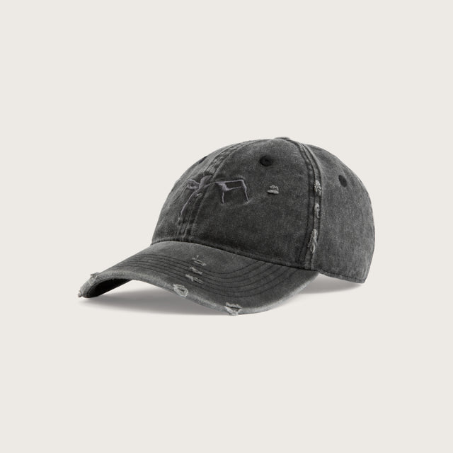 Decay Dad Cap Washed Black