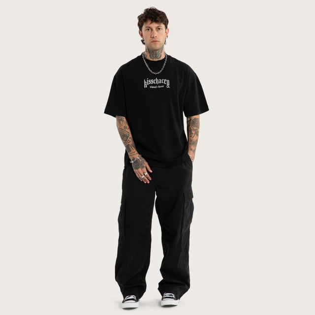 Decimation Street Tee Jet Black
