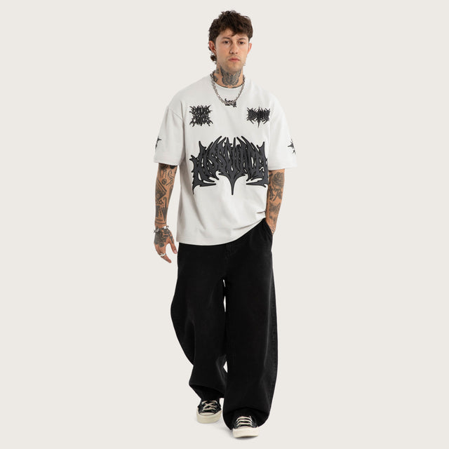 Wired Loopback Street Tee Glacier Grey