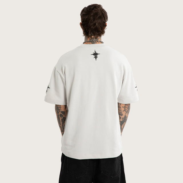 Wired Loopback Street Tee Glacier Grey