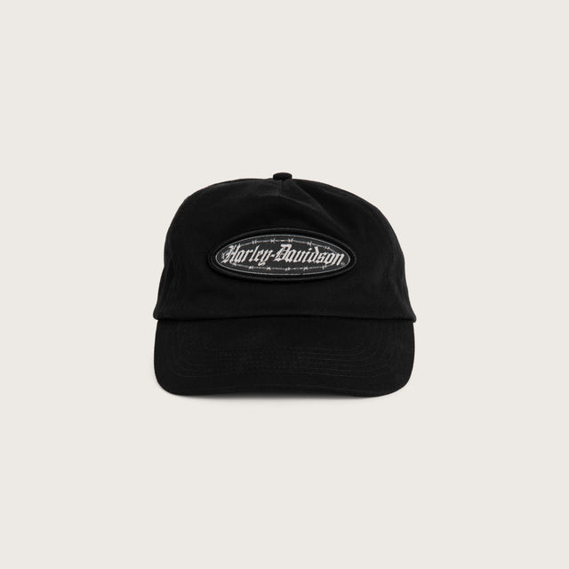 Model wears Detect Convoy Cap Jet Black Caps Black – image 1
