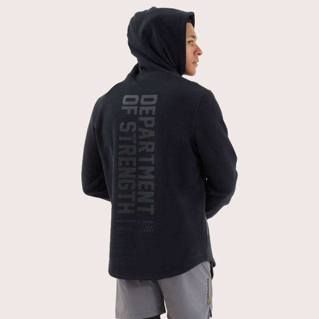 Zenith Dual Curved Hoodie DOS Black