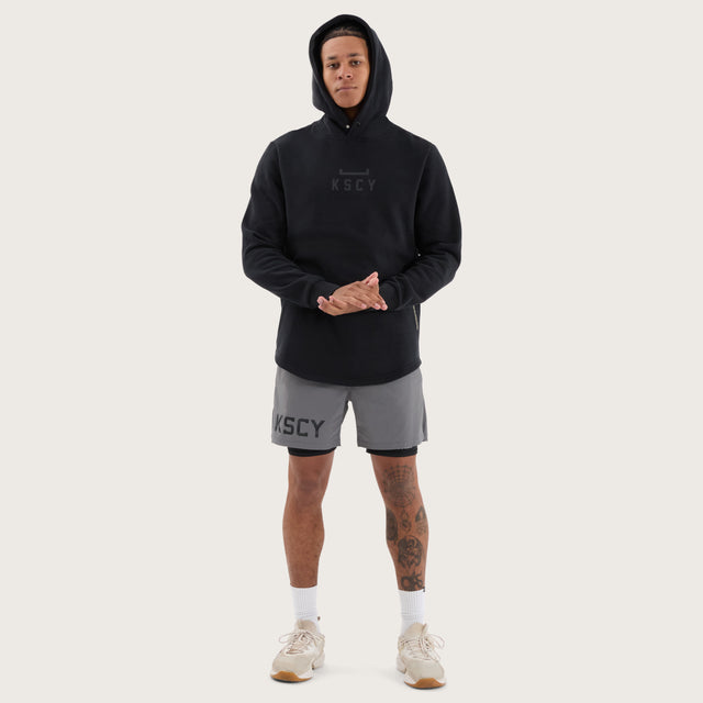 Zenith Dual Curved Hoodie DOS Black