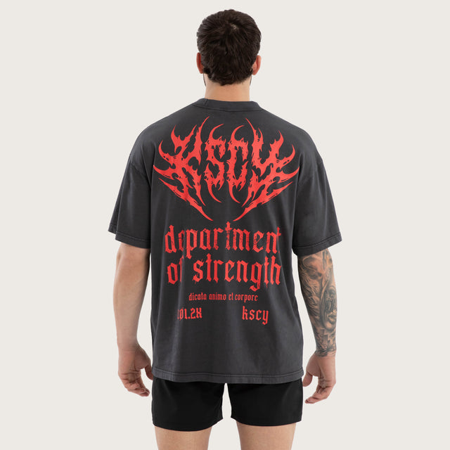 Cannibal Pump Cover Street Tee Pigment Black