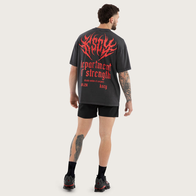 Cannibal Pump Cover Street Tee Pigment Black