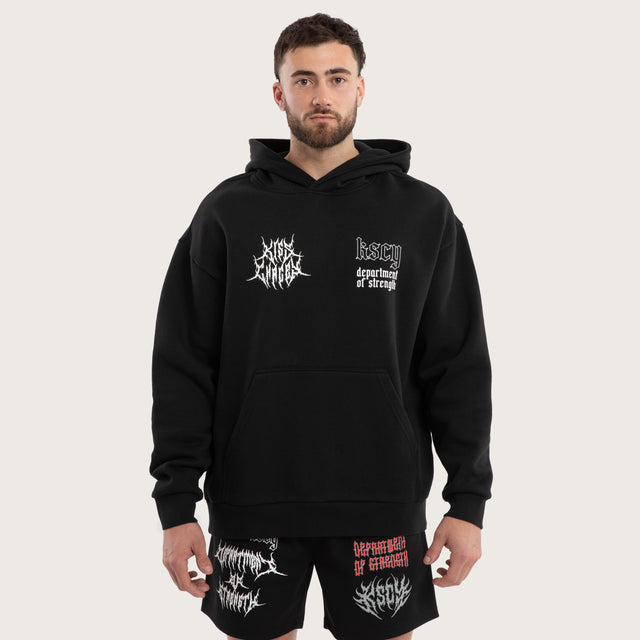 Lineup Relaxed Hoodie Jet Black