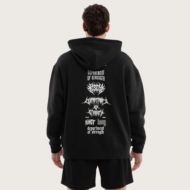 Lineup Relaxed Hoodie Jet Black