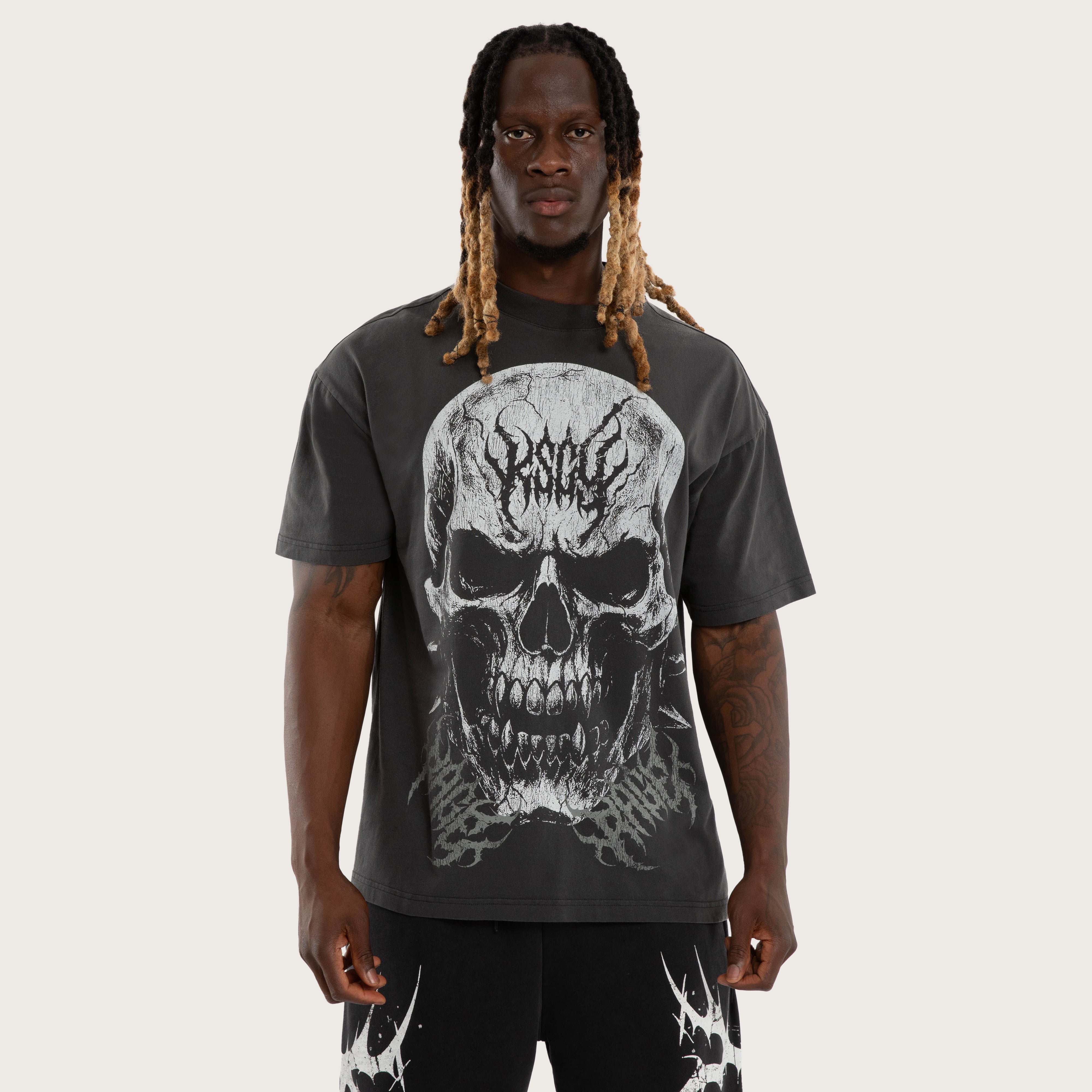 Creeper Pump Cover Raptor Tee Pigment Black | KSCY