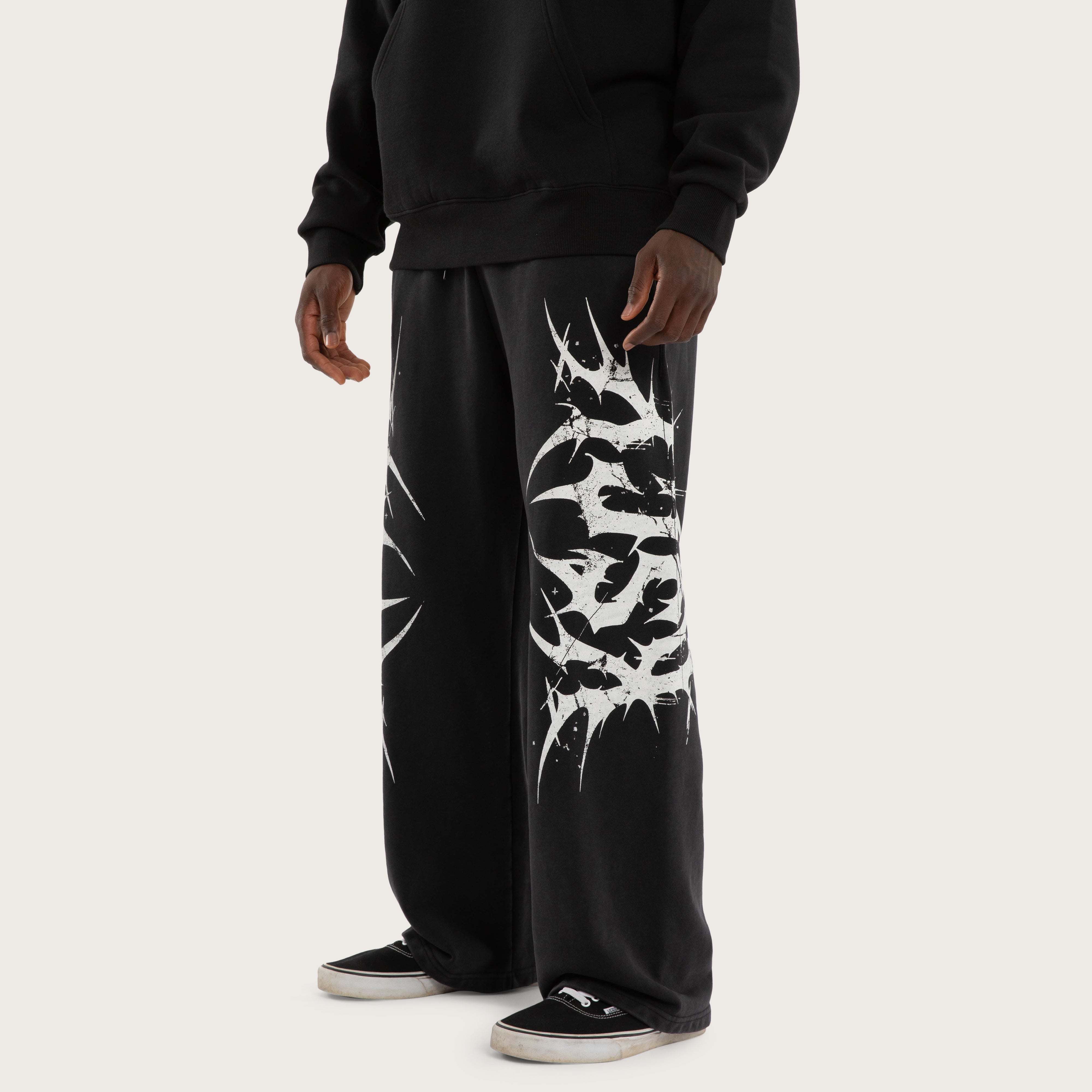 Chaotic Baggy Trackpant Black | KSCY
