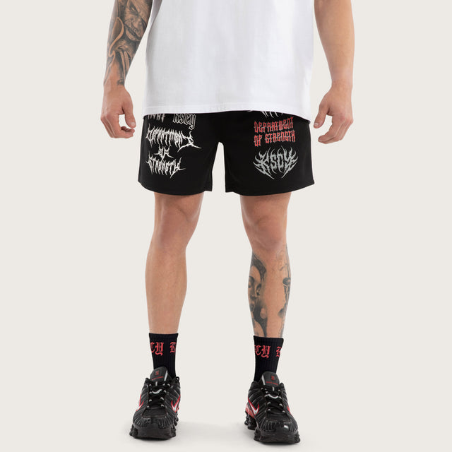 Doom Mesh Short Jet Black