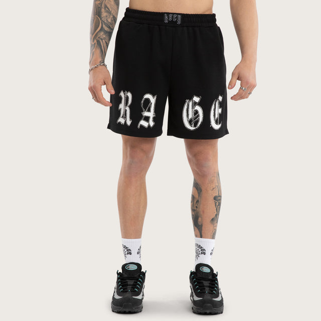 Rage Mesh Short Jet Black