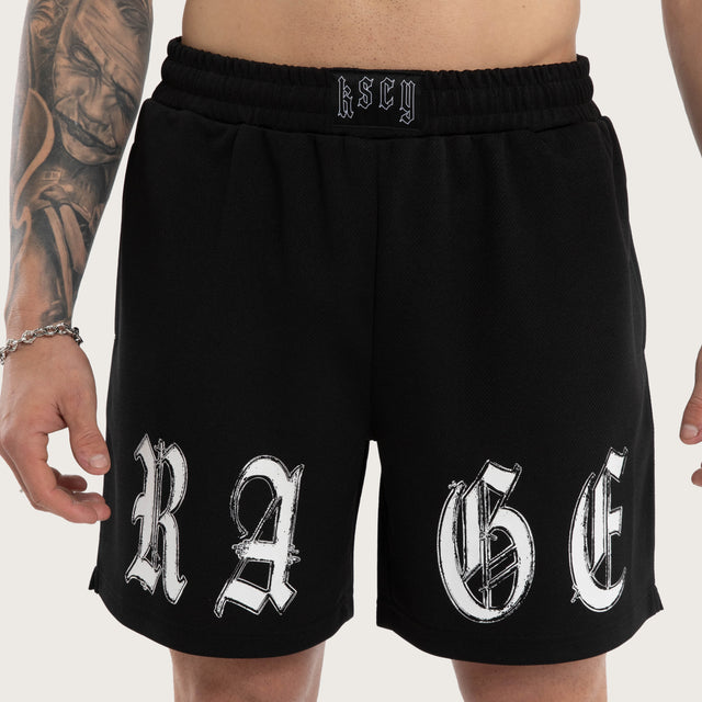 Rage Mesh Short Jet Black