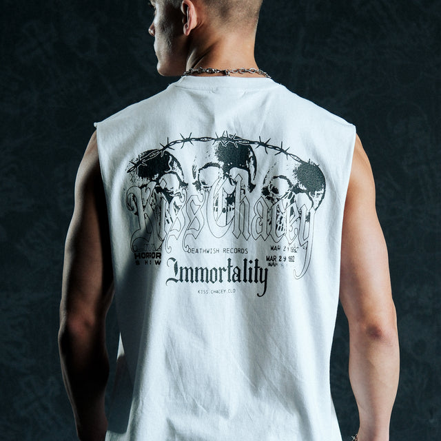 Death Wish Relaxed Muscle White