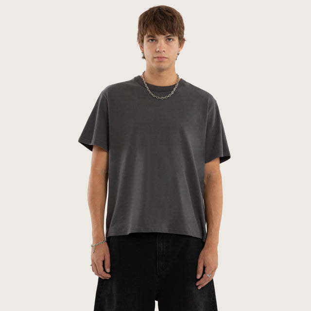 Break Even Rocker Tee Asphalt