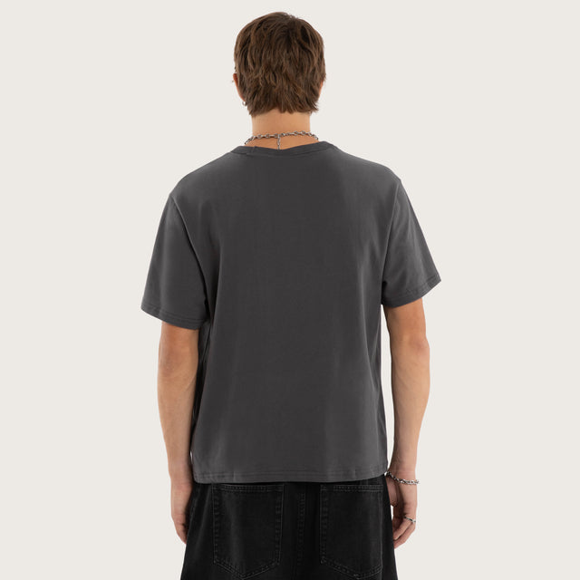 Break Even Rocker Tee Asphalt