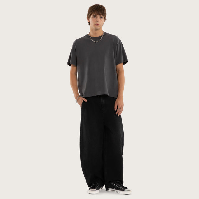 Break Even Rocker Tee Asphalt