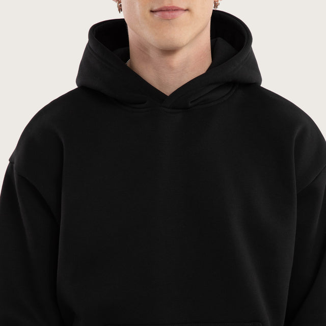 Weyburn Relaxed Hoodie Jet Black